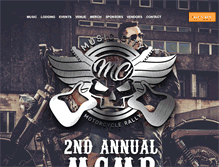 Tablet Screenshot of musiccitymotorcyclerally.com